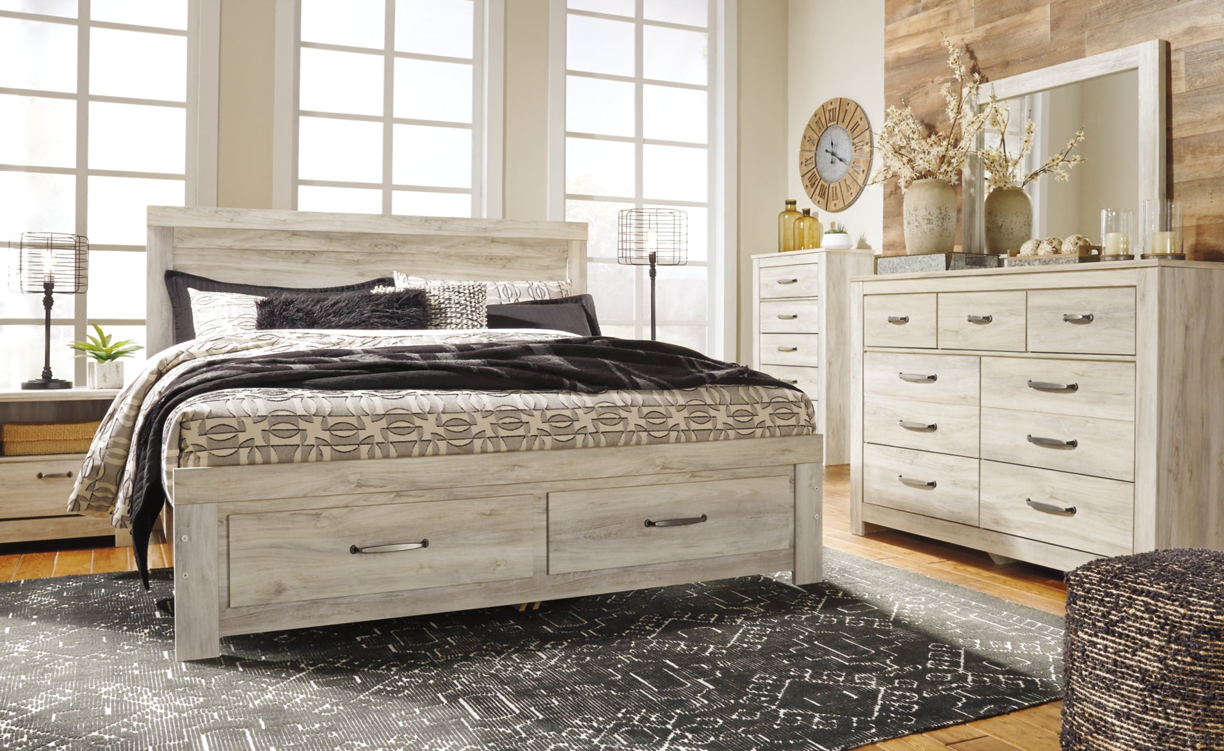 Bellaby Gorgeous Modern Farmhouse Panel & Platform Bed