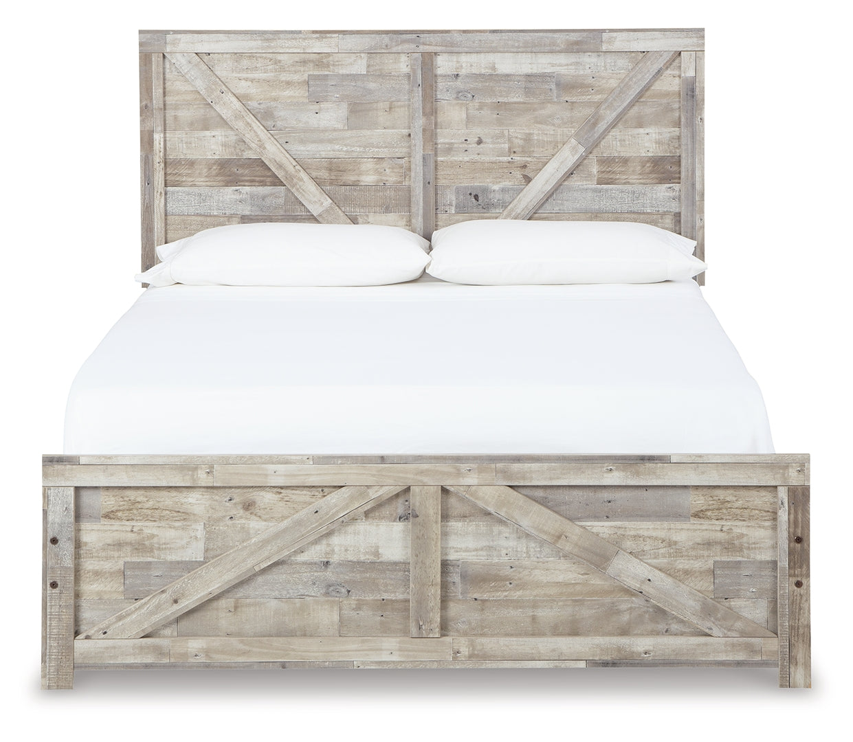 Hodanna Modern Style Crossbuck Panel Bed