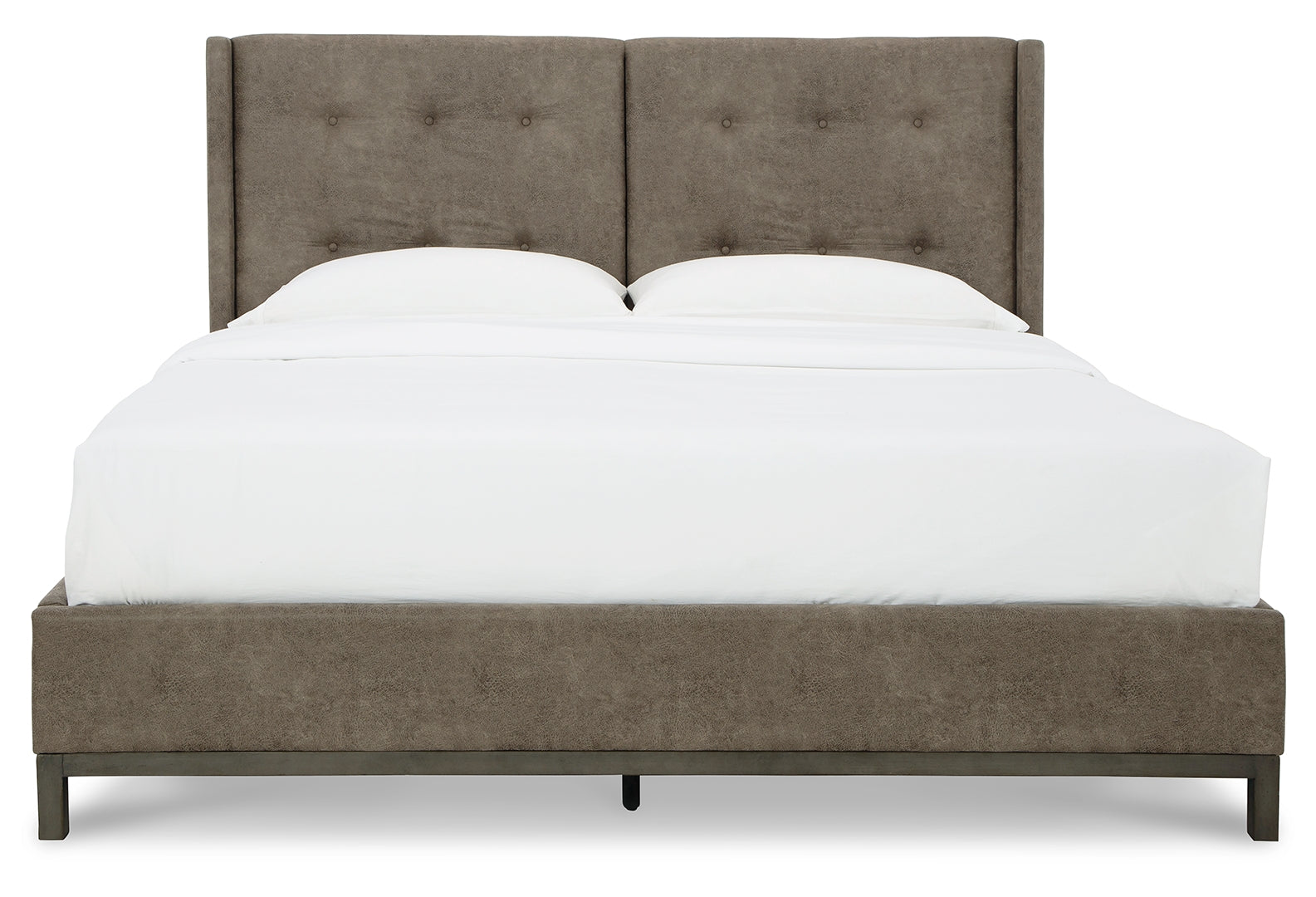 Wittland Mid-Century Modern Tufted Bed