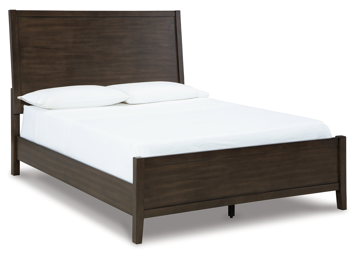 Wittland Mid-Century Modern Tufted Bed Queen Without Upholstered