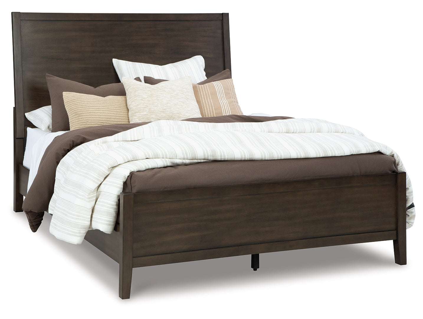 Wittland Mid-Century Modern Tufted Bed