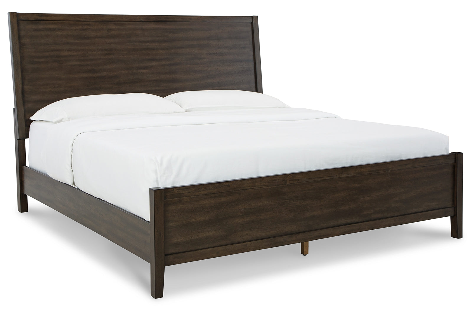 Wittland Mid-Century Modern Tufted Bed King Without Upholstered