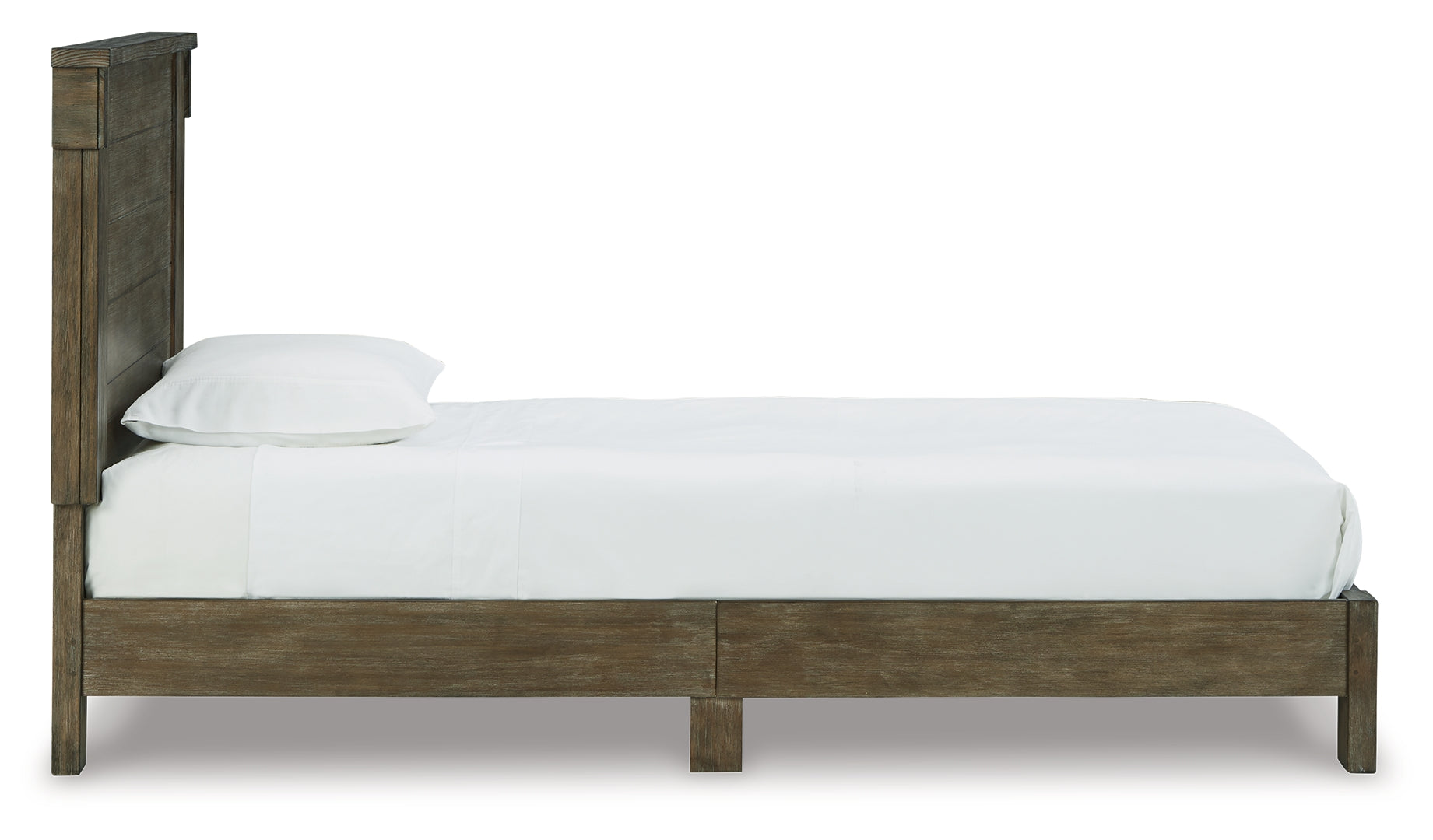 Shamryn Rich Texture & Touch of White Wax Panel Bed