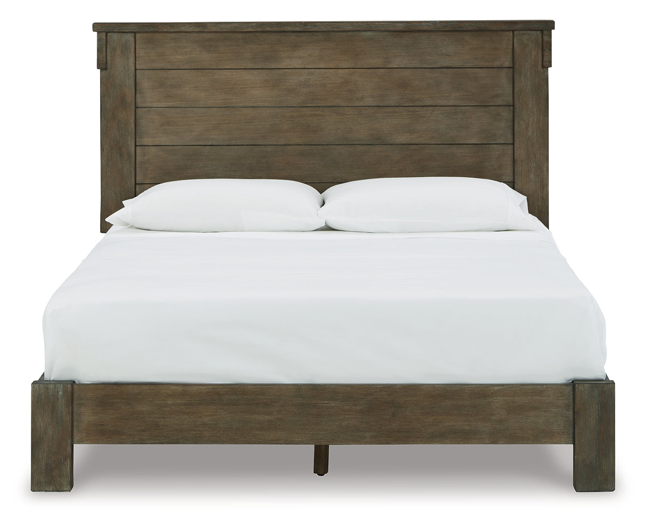 Shamryn Rich Texture & Touch of White Wax Panel Bed