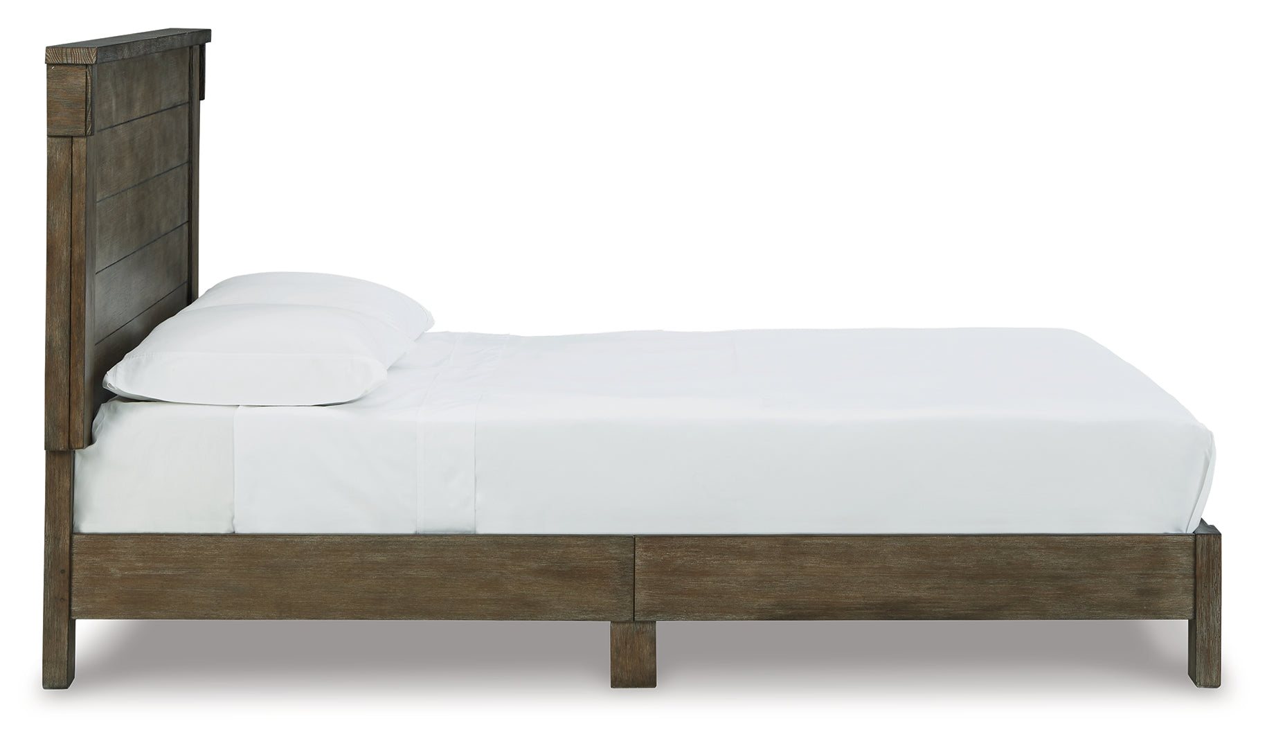 Shamryn Rich Texture & Touch of White Wax Panel Bed