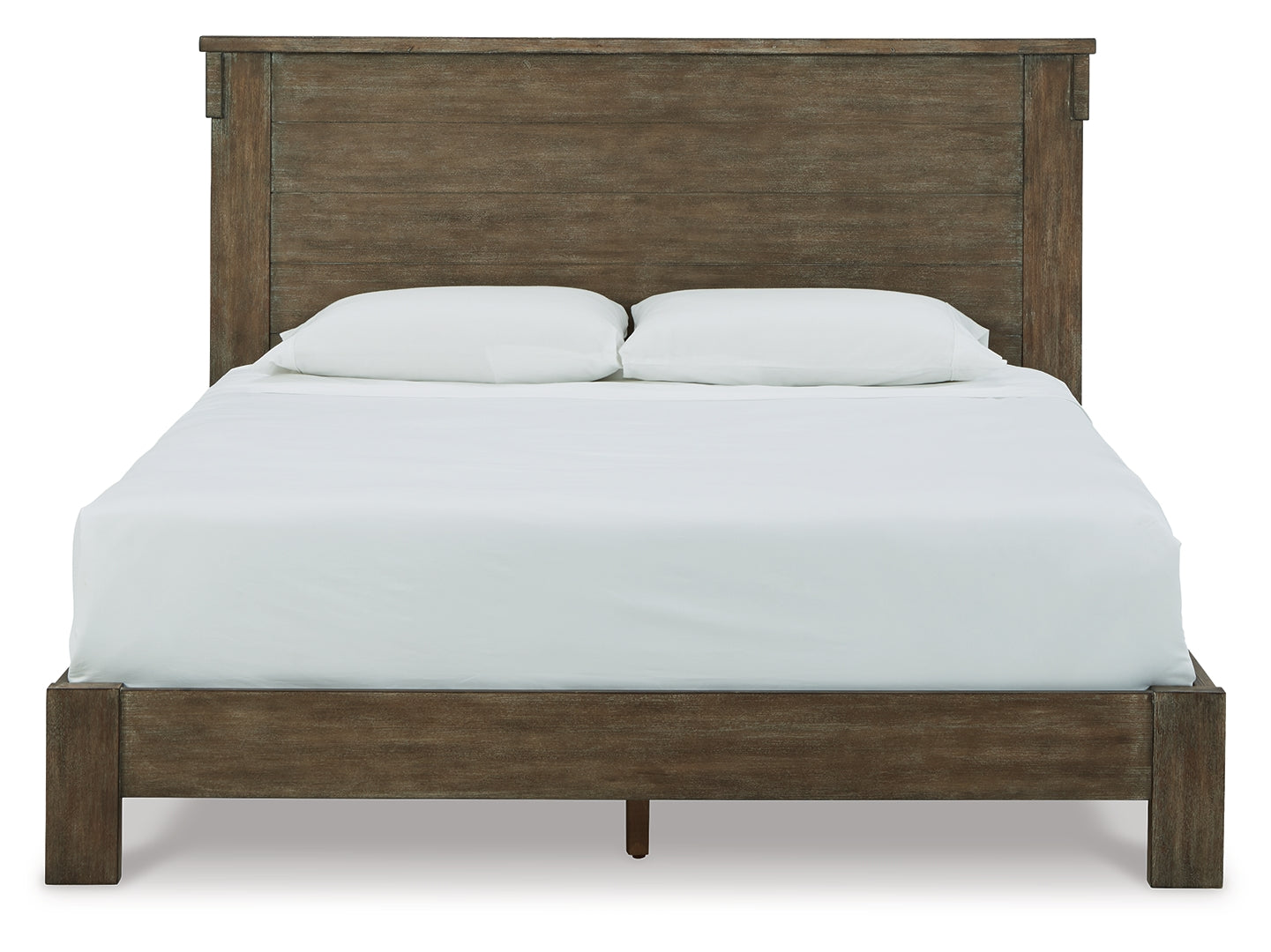 Shamryn Rich Texture & Touch of White Wax Panel Bed