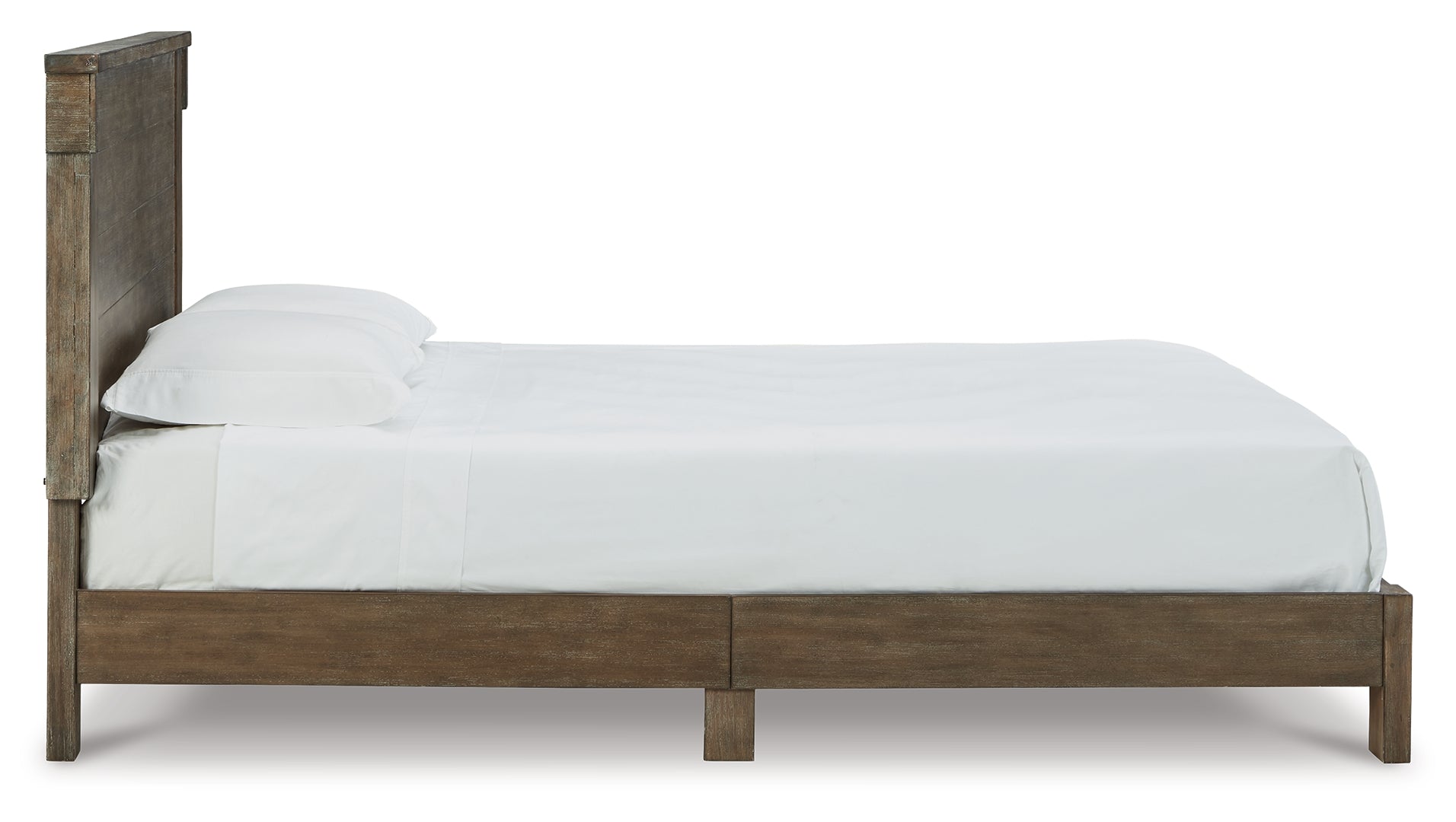 Shamryn Rich Texture & Touch of White Wax Panel Bed