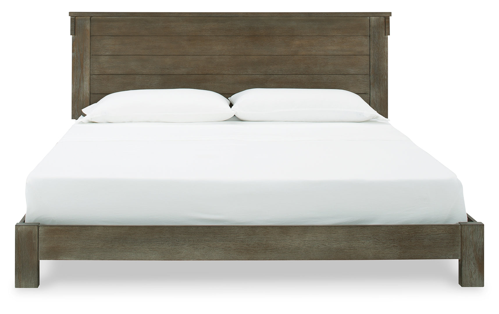 Shamryn Rich Texture & Touch of White Wax Panel Bed