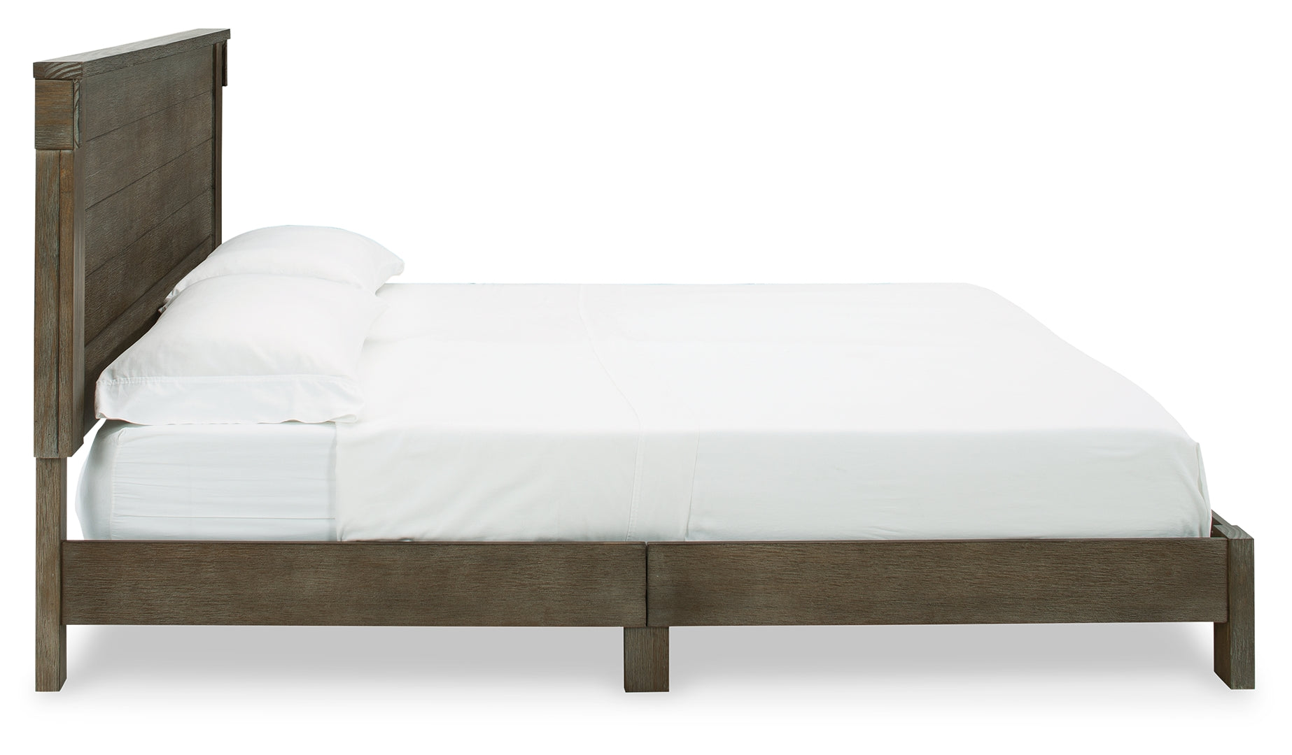 Shamryn Rich Texture & Touch of White Wax Panel Bed