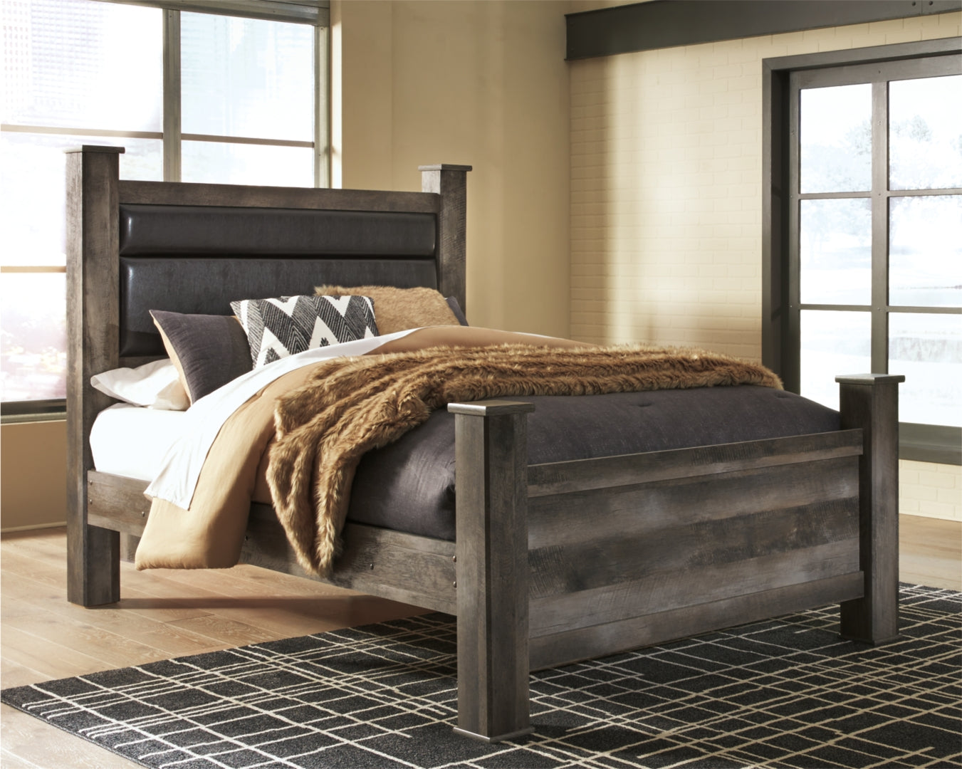 Wynnlow Modern Rustic Design Bed