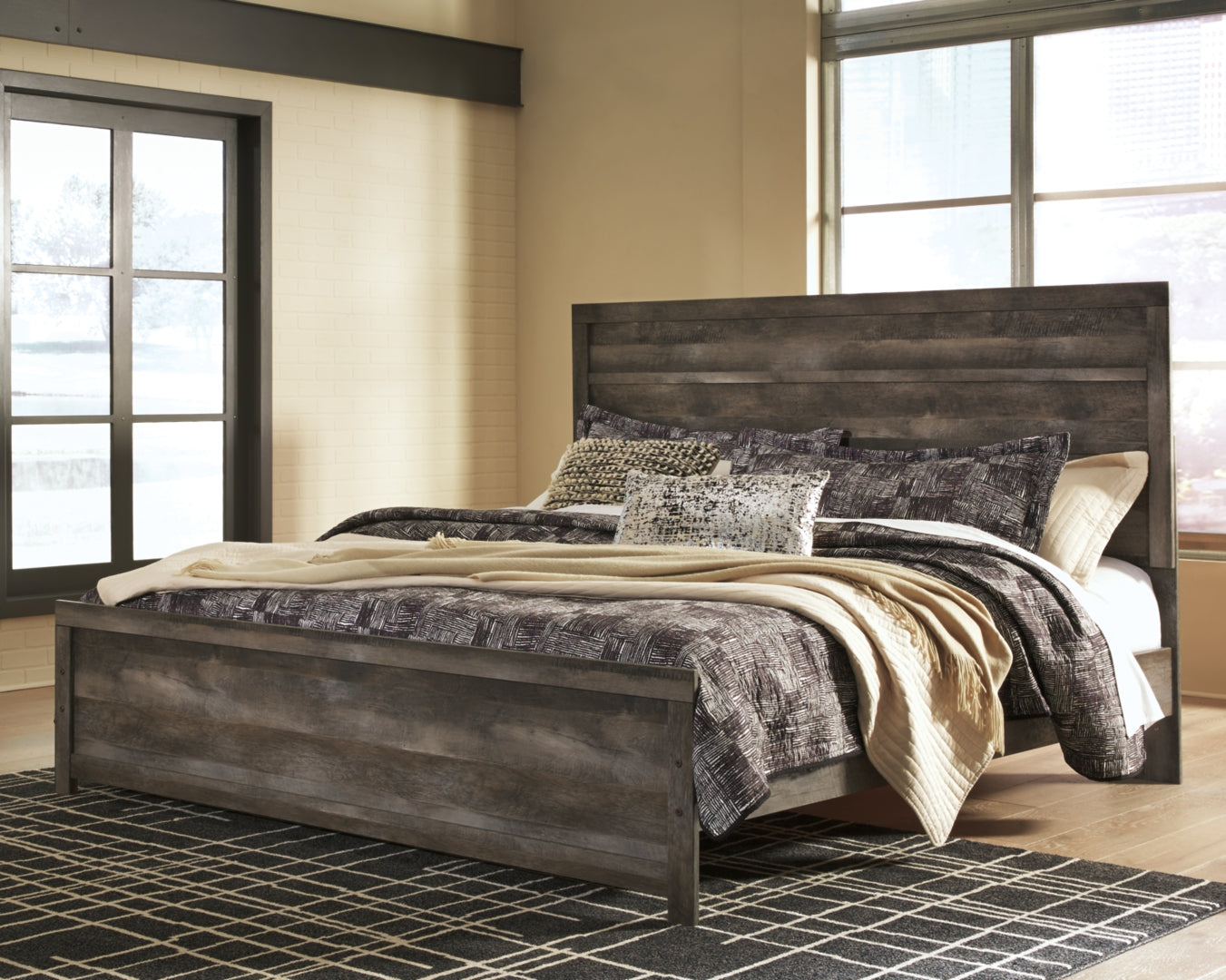 Wynnlow Modern Rustic Design Bed