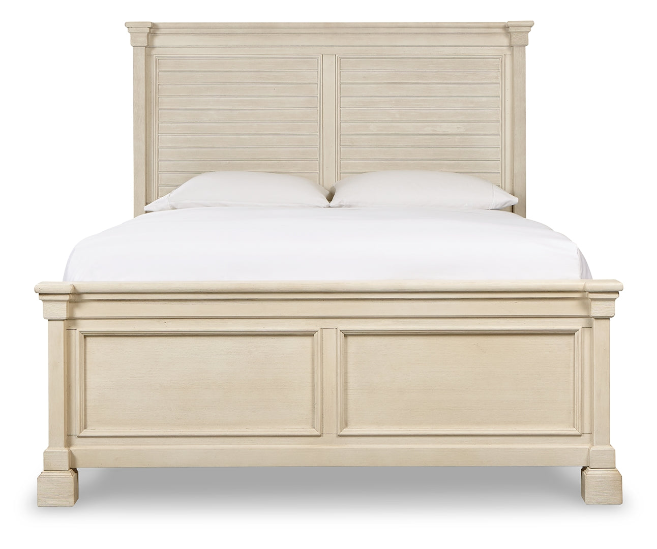 Bolanburg Textured Antique White Finish Panel Bed