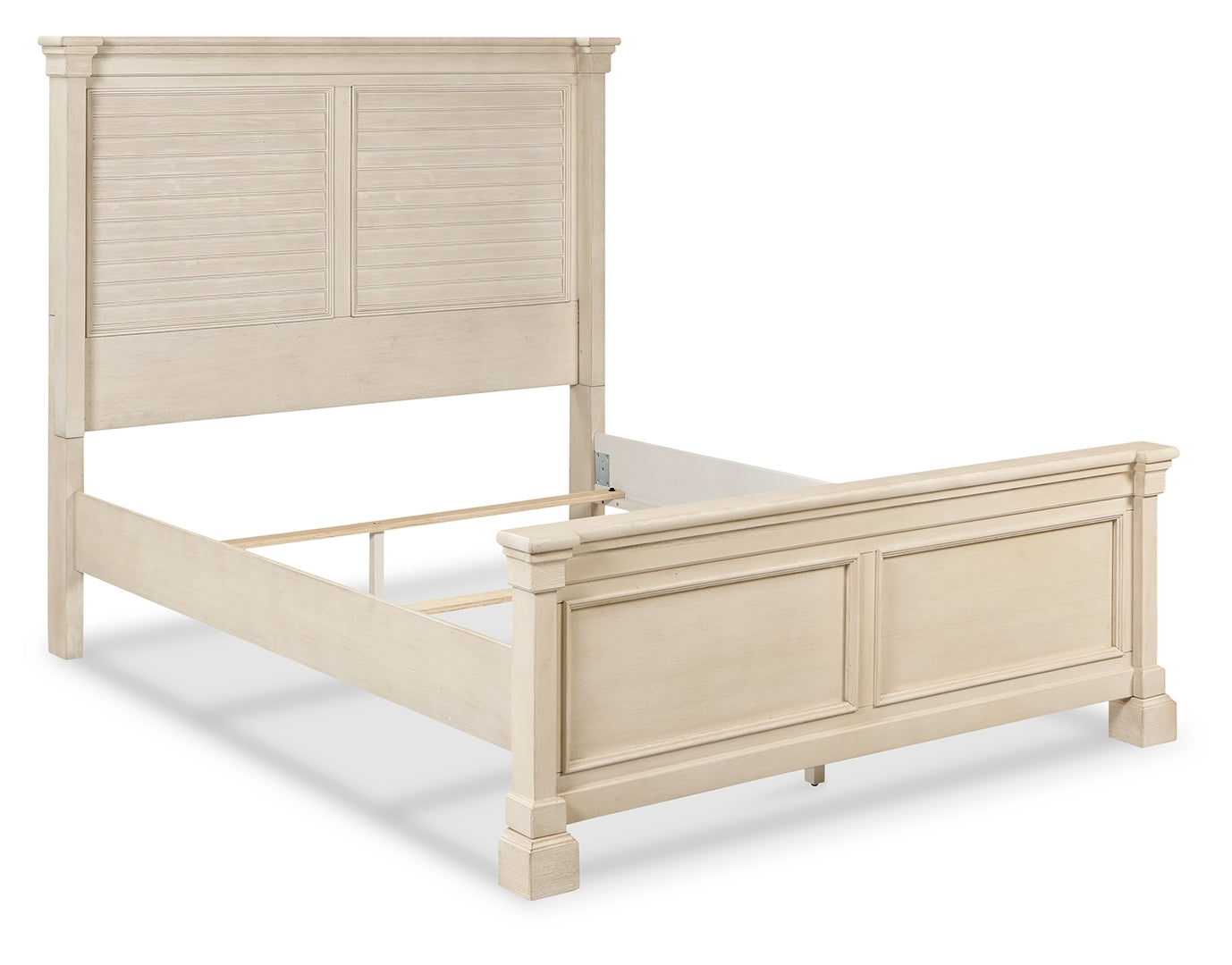 Bolanburg Textured Antique White Finish Panel Bed