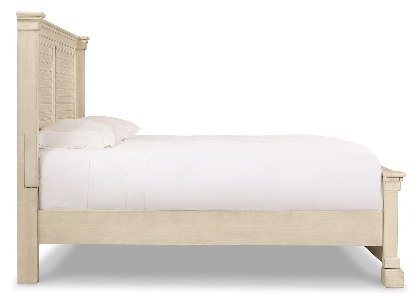 Bolanburg Textured Antique White Finish Panel Bed