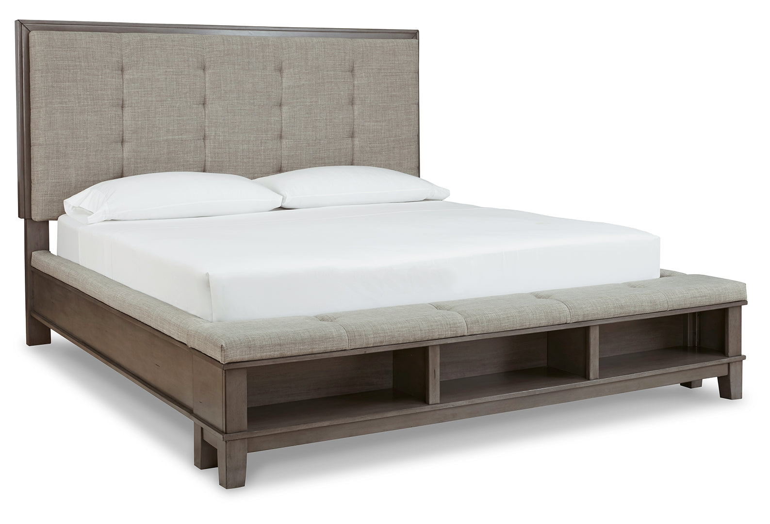 Hallanden Structured Style Panel Bed with Storage Queen