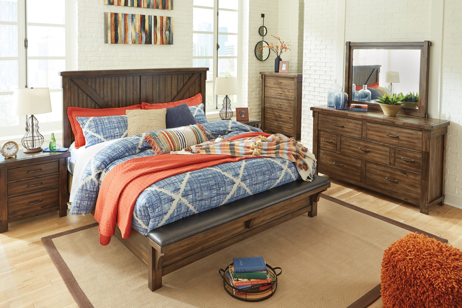 Lakeleigh Industrial-Inspired Look Bed