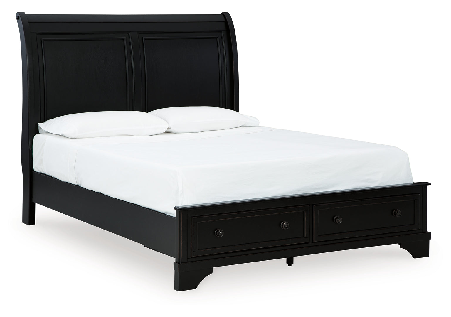 Chylanta Timeless Look & Traditional Design Bed Queen With Storage