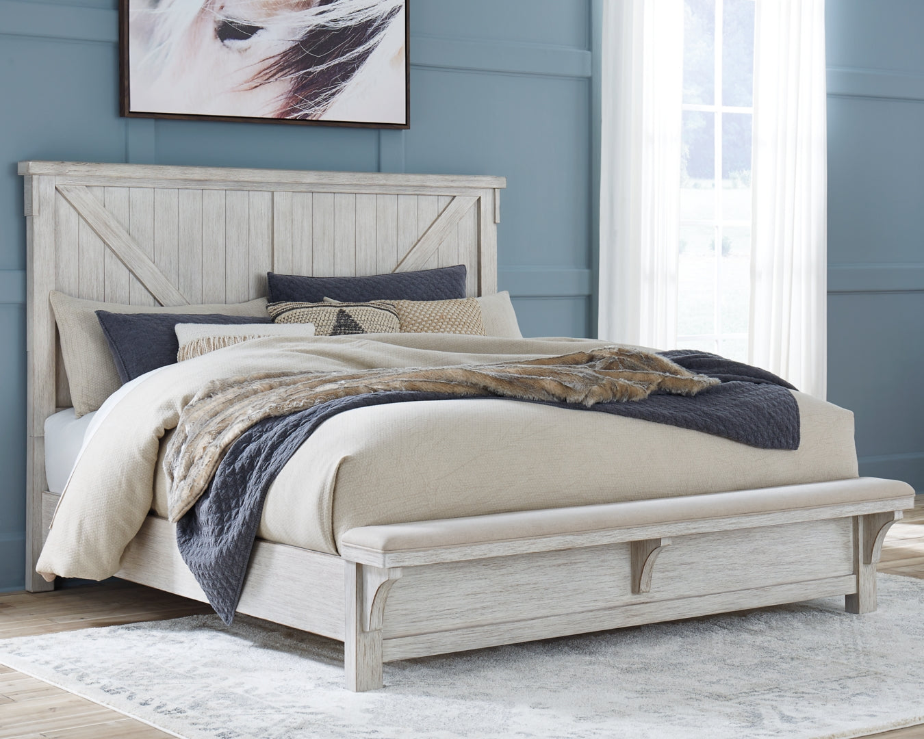 Brashland Modern Farmhouse Bed