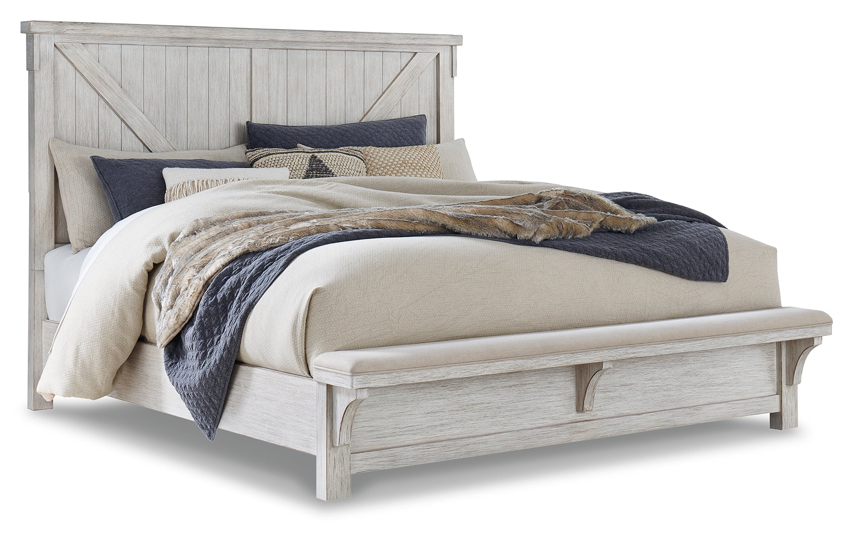 Brashland Modern Farmhouse Bed