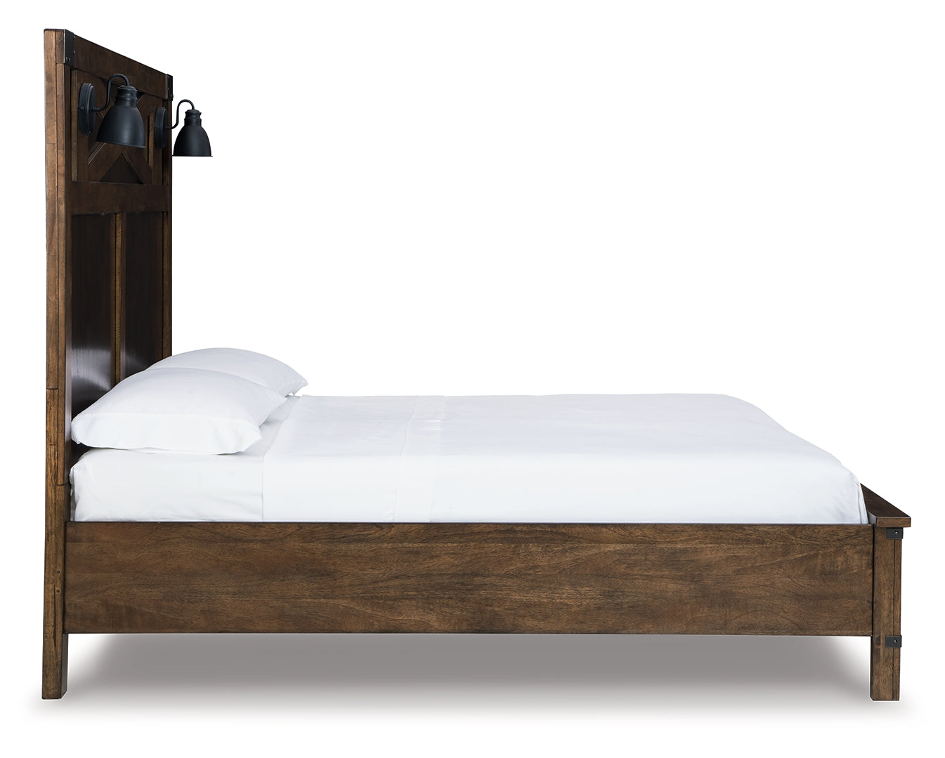 Wyattfield Casual Lifestyle Design Panel Bed with Storage