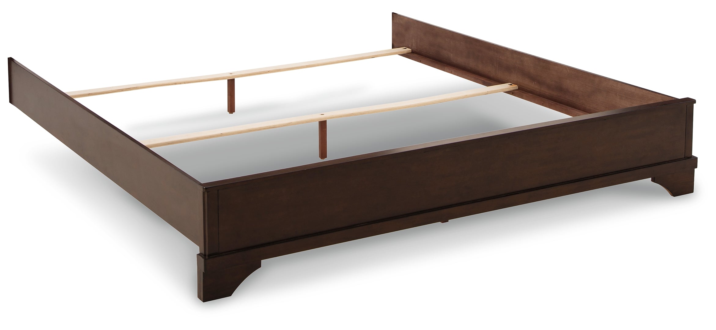 Brookbauer Rich with Stately Character Traditional Style Sleigh Bed