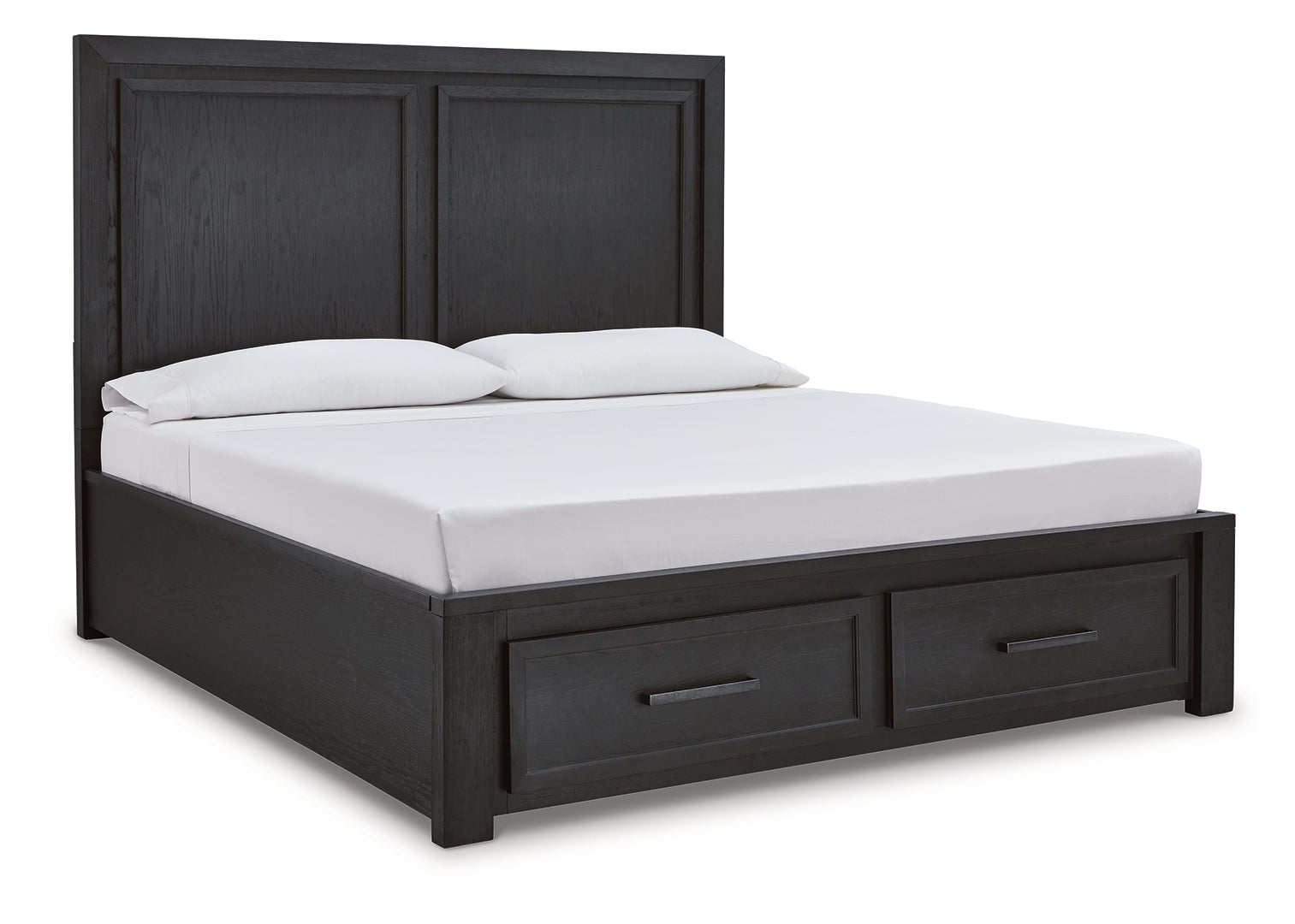 Foyland Casual Style Panel Storage Bed King