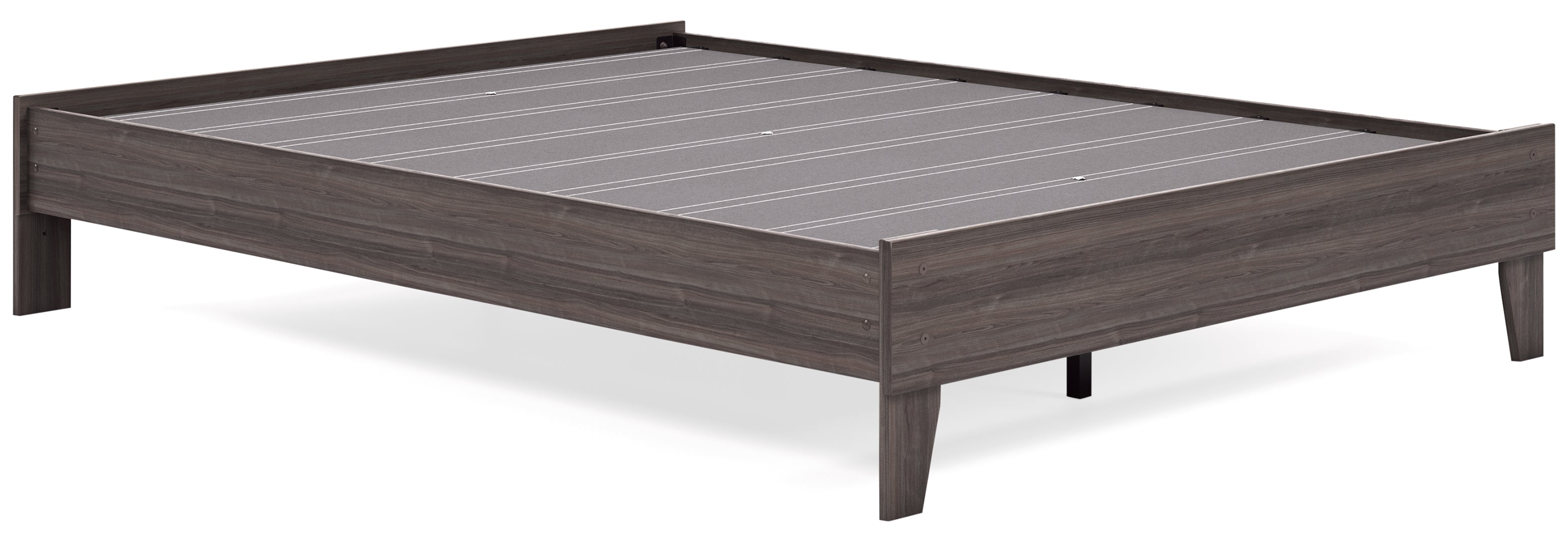 Brymont Mid-Century Modern Mood Panel Platform Bed Queen Platform