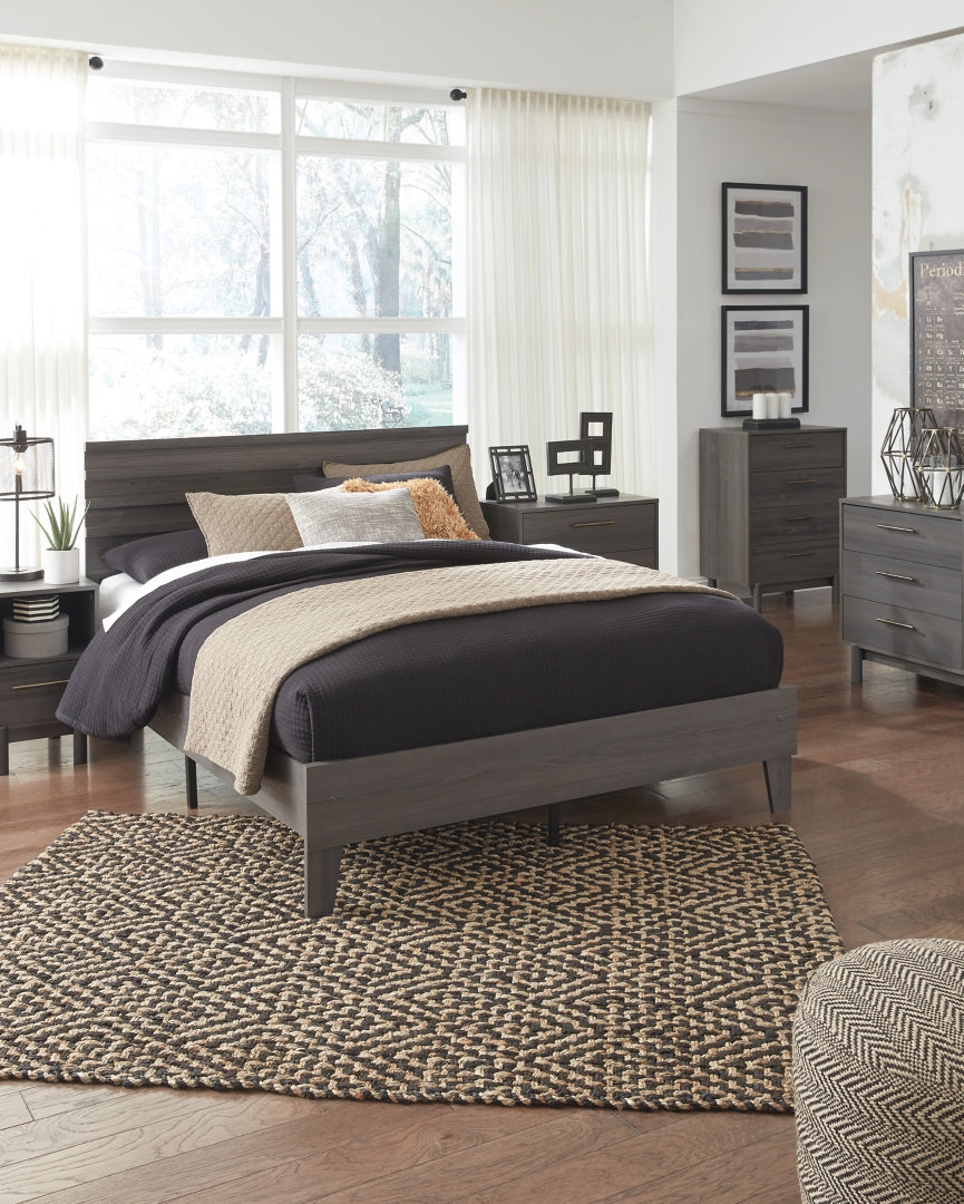 Brymont Mid-Century Modern Mood Panel Platform Bed