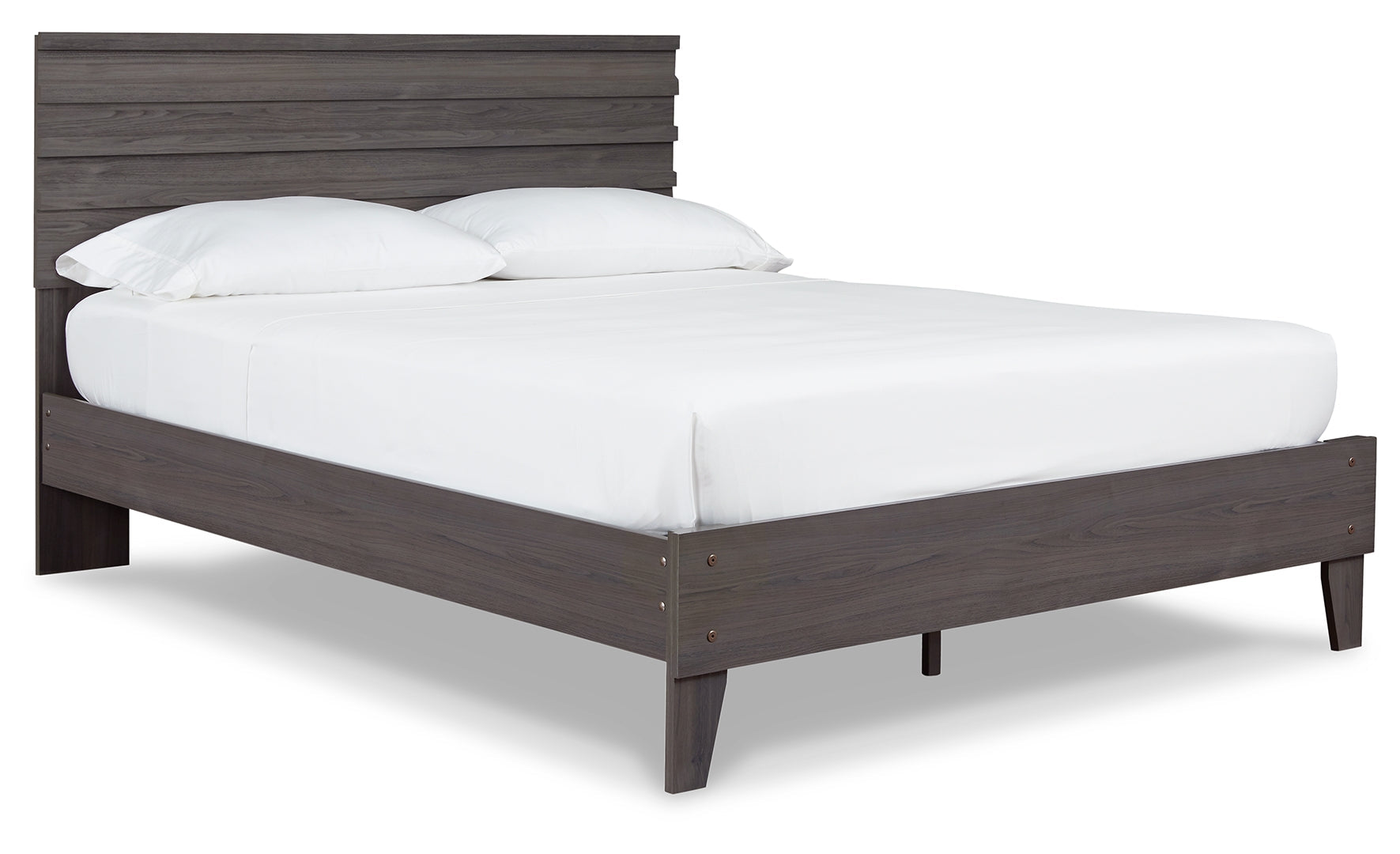 Brymont Mid-Century Modern Mood Panel Platform Bed Queen Panel Platform