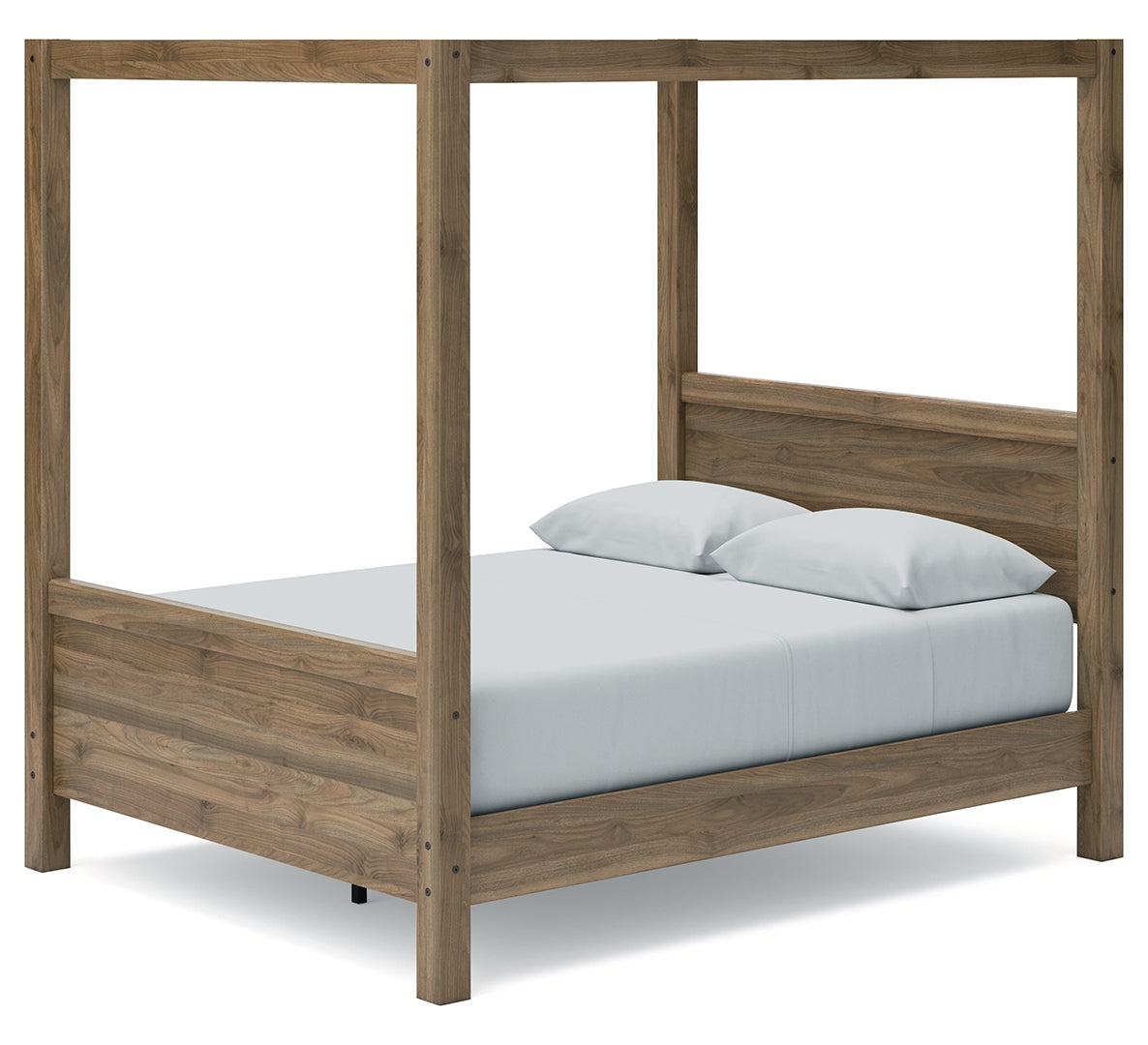 Aprilyn Canopy, Bookcase, Panel & Platform Bed