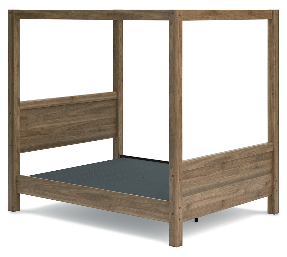 Aprilyn Canopy, Bookcase, Panel & Platform Bed