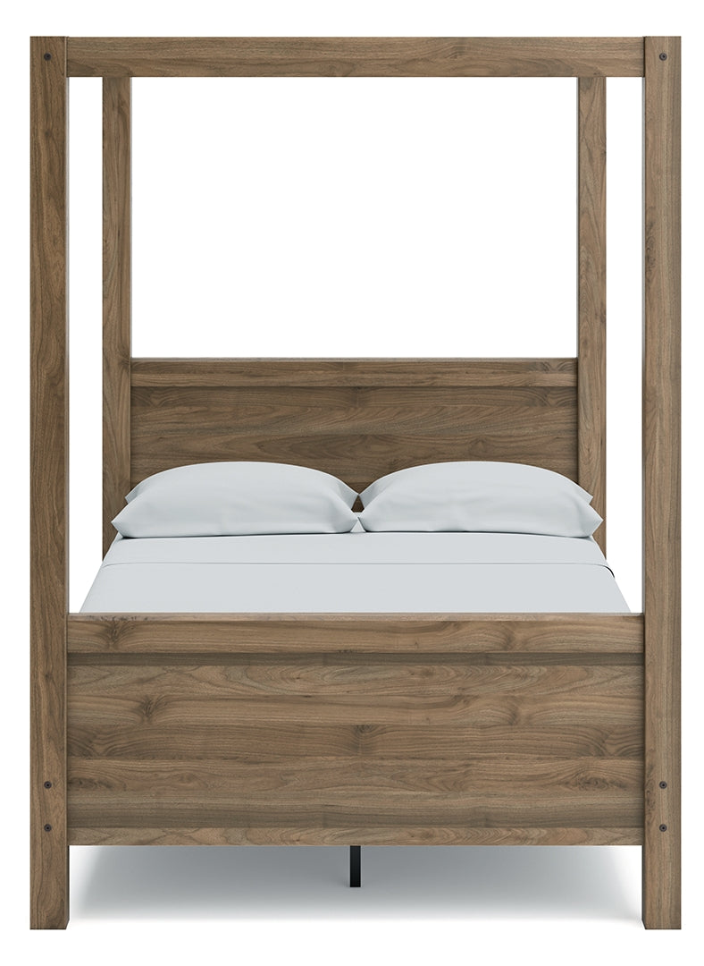 Aprilyn Canopy, Bookcase, Panel & Platform Bed