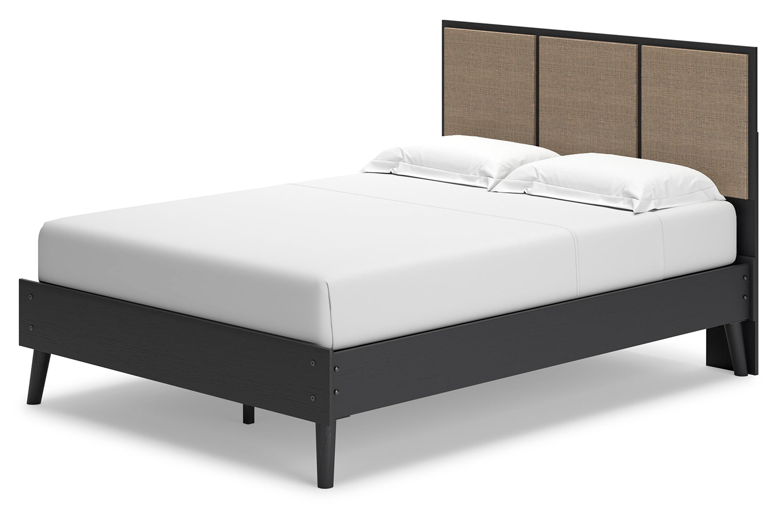 Charlang Mid-Century Panel Platform Bed