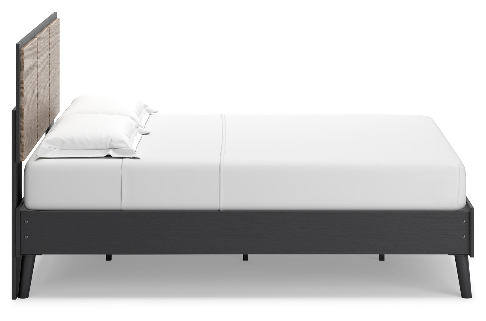 Charlang Mid-Century Panel Platform Bed