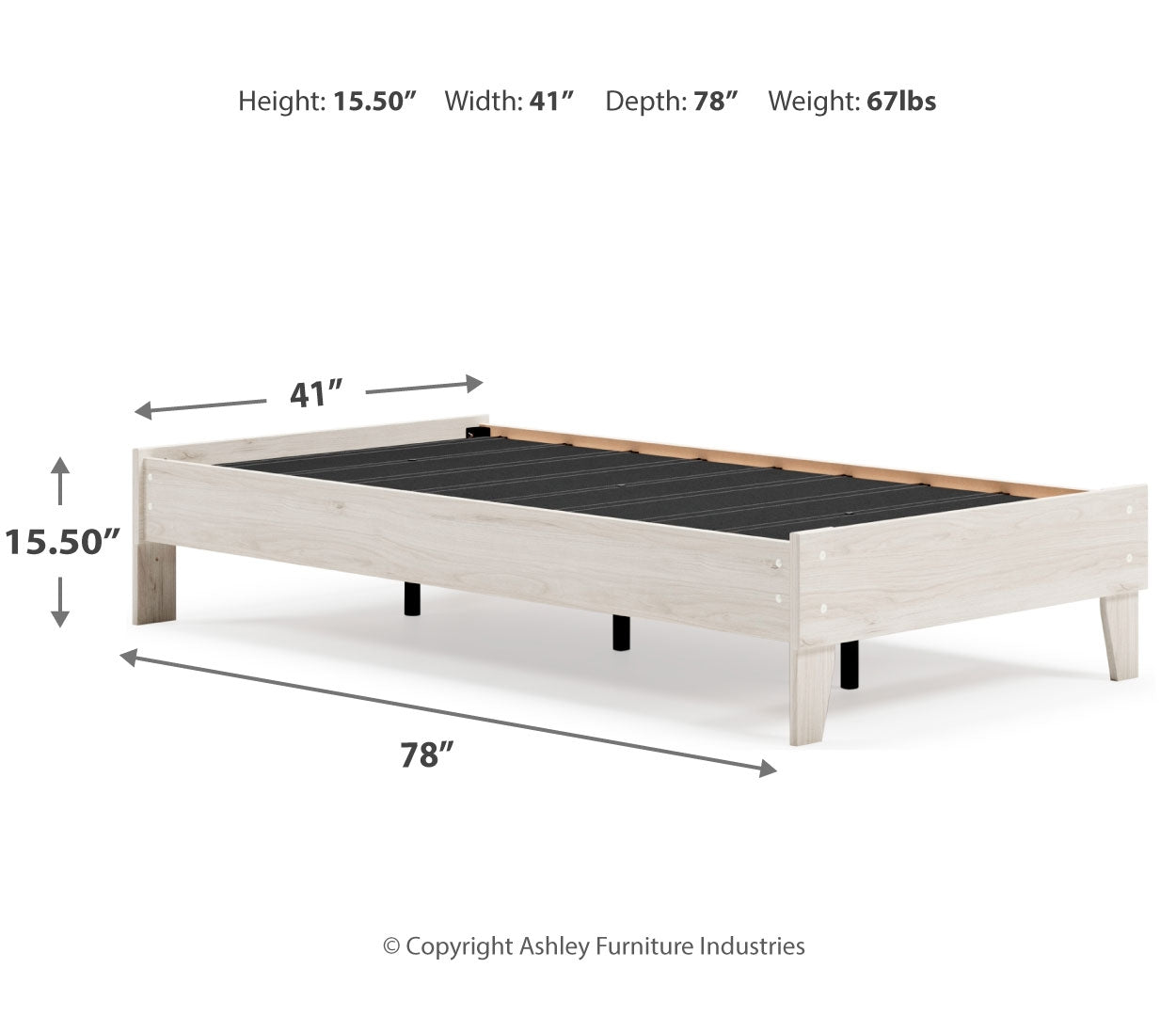 Socalle Smart, Space-Saving Contemporary Design Bed