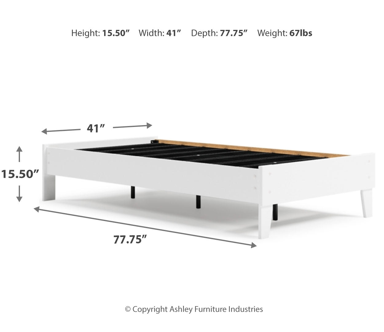 Flannia crisp & contemporary Design Bed