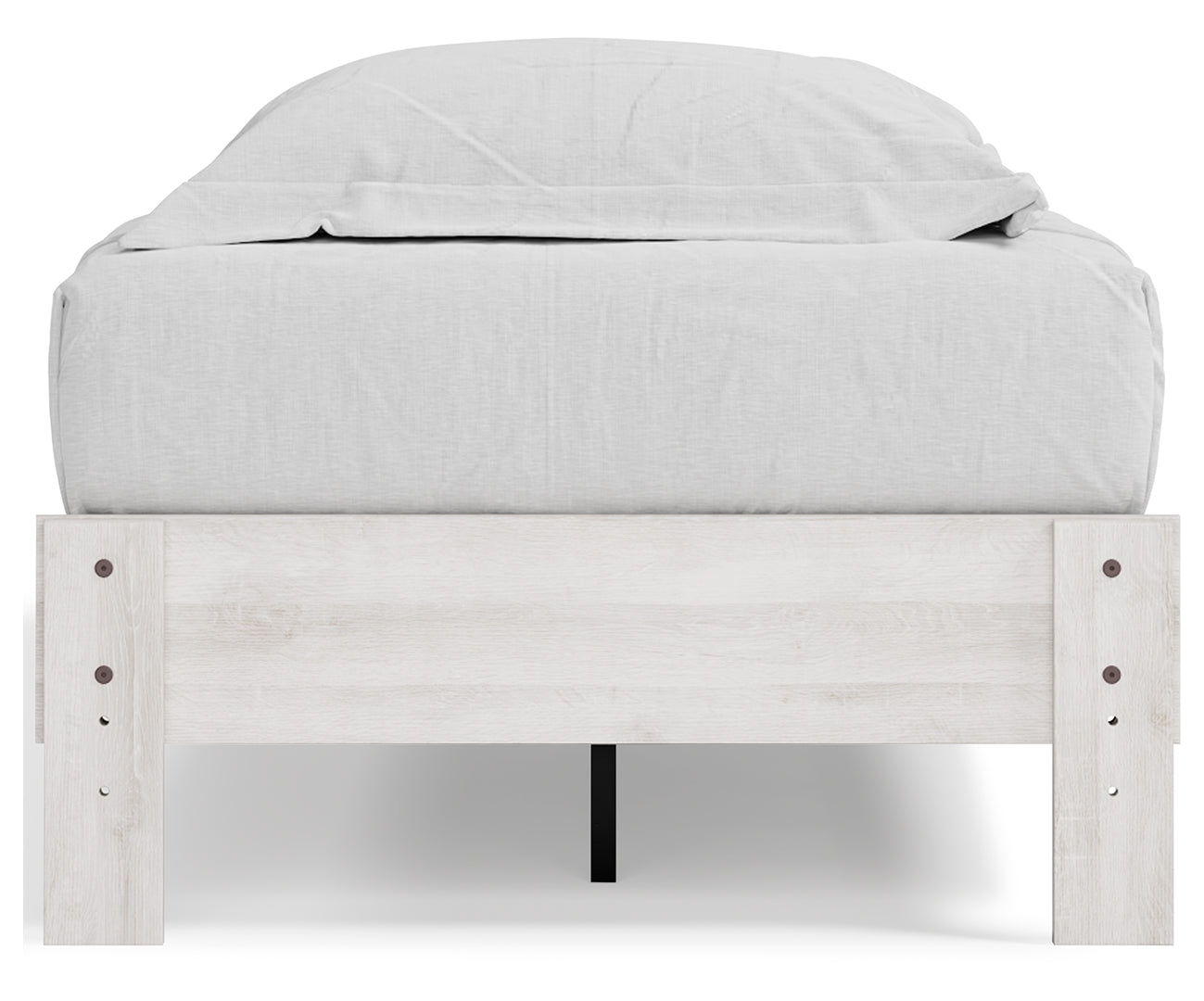 Shawburn Whitewash Distressed Finish Chic Look Bed