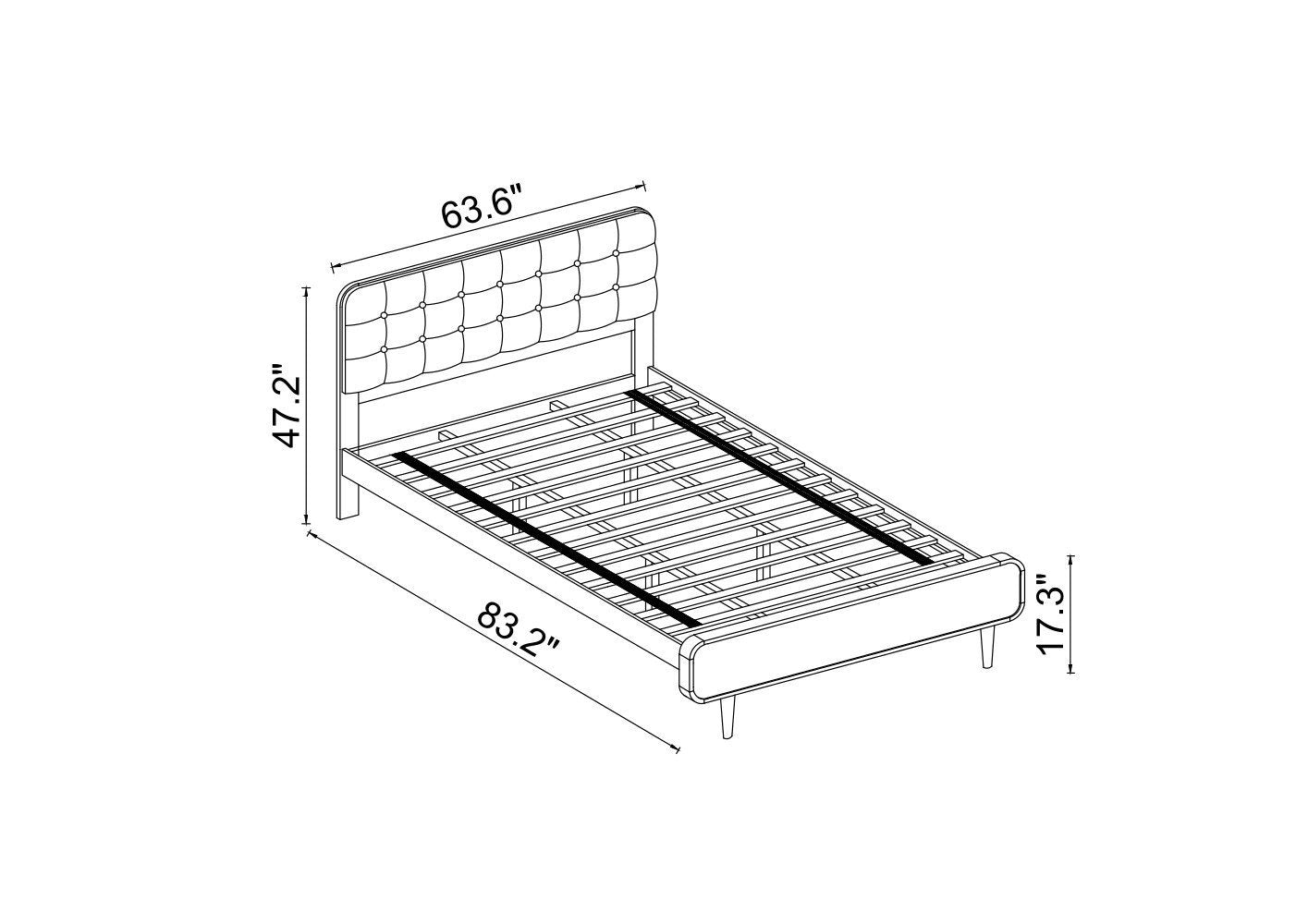 Taylor Rustic-Inspired & Contemporary Panel Bed